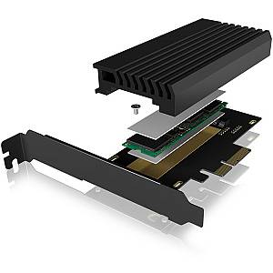PCI Express Card (x4) > 1x M.2 NVME 2280/2260/2242 mit Kühlkörper RaidSonic
