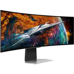 124cm/49 (5120x1440) Samsung Odyssey OLED G9 S49CG954SU UWQHD 240Hz curved 0.03ms 2xUSB-C MiniDP MicroHDMI HDMI LS Silver
