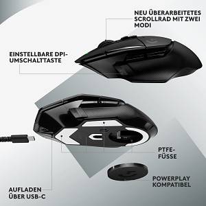 Logitech Mouse G502 X LIGHTSPEED Gaming Wireless black
