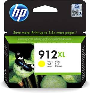 Cartridge HP Inkjet No 912XL High Yield Yellow (825p)