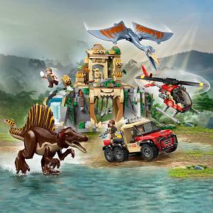 LEGO Jurassic World Spinosaurier & Quetzalcoatlus: Hubschrauber-Einsatz 76976