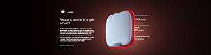 AJAX Wireless Outdoor StreetSiren DoubleDeck White