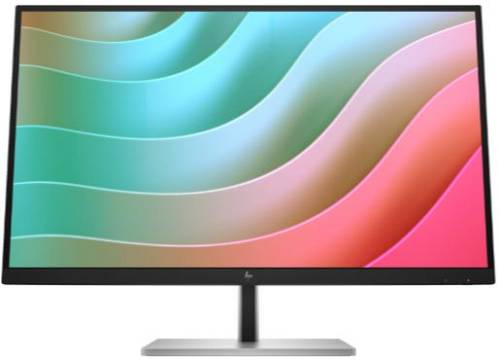 Hp Monitor 27, E27k G5 Business, F, Ips, 4K Uhd 3840 X 2160, 5MS, 60hz, 350 Nits, Speakers, Height Adjustable, Pivot, Swivel, Tilt, Hdmi, Display Port, Usb-c 65W Power Delivery, Lan, 3YW, Black/silver