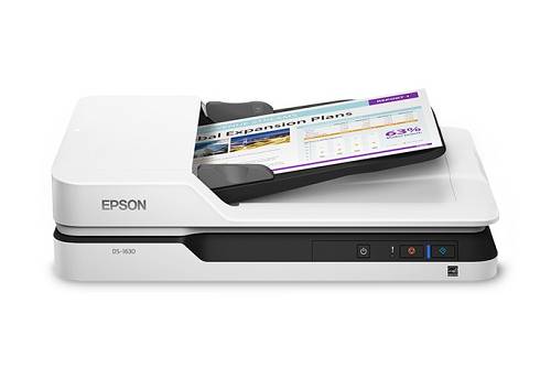 Epson Scanner Ds-1630 Document, Flatbed, A4, 1200 X 1200 Dpi, 25 Pages/min, Duplex, 50-page Feeder, Ocr, USB 3.0, Lan (OPTIONAL), 1YW