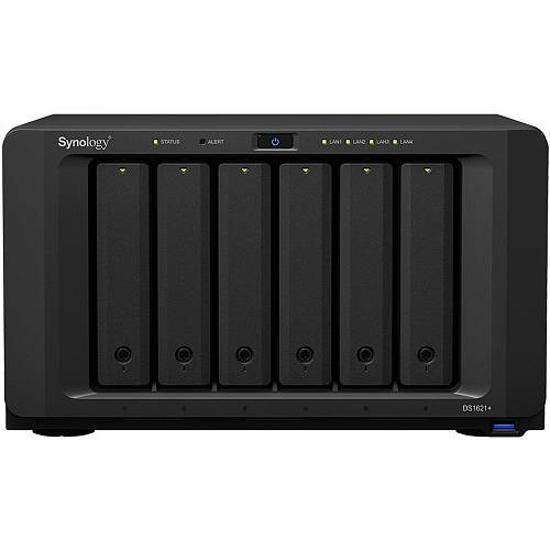 Synology DiskStation DS1621+ - NAS - Desktop - AMD Ryzen - V1500B - Schwarz