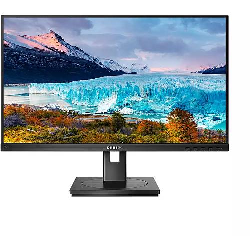 68.6cm/27 (1920x1080) Philips S-line 272S1AE 16:9 4ms HDMI DVI-D VGA DisplayPort VESA Pivot Speaker Full HD Black