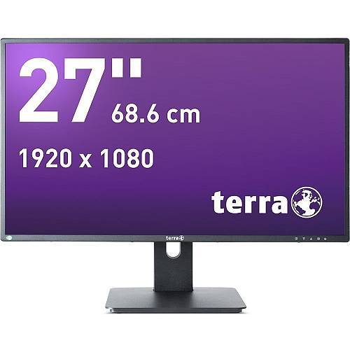 68.6cm/27 (1920x1080) TERRA 2756W PV V3 16:9 5ms HDMI DVI DisplayPort VESA Pivot Speaker FullHD Black