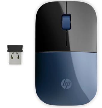 Hp Mouse Z3700 Wireless, 3 Buttons, 1200 Dpi, 16-months Battery Life, Great For Either Hand, The Sleek Design Complements Your Favorite Devices, And Fits Comfortably Anywhere, Lumiere Blue