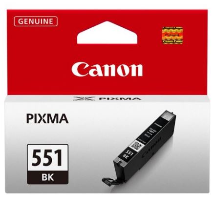 Canon Ink Cartridge Cli-551 Black Pigment For IP7250, MG6350, MG5450, MX925, MG7150, MG5550, MG7550, IX6850, MG5650