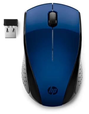 Hp Mouse 220 Wireless, Great For Either Hand, Long-lasting Quality, Lumiere Blue