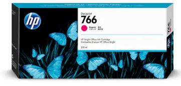 Hp Ink Cartridge Magenta, Hp 766, 300ML, For Designjet Xl 3600 Series