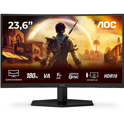 AOC 59.9cm (23.6) C24G42E 16:09 Curved HDMI+DP black