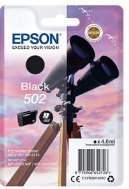 Epson Ink Cartridge Black 502, 1 X 4.6 Ml, 210 Pages, For Xp-5100, Xp-5150