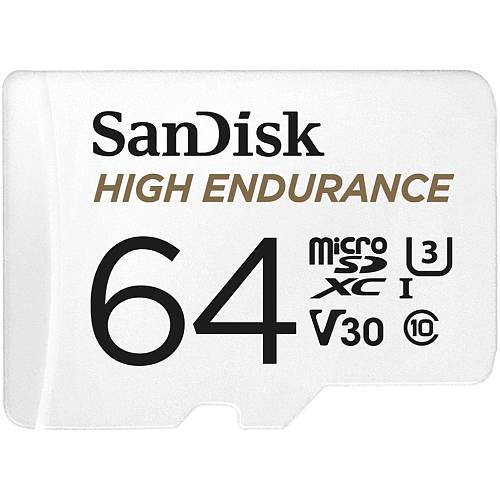 CARD 64GB SanDisk High Endurance MicroSDXC 100MB/s +Adapter