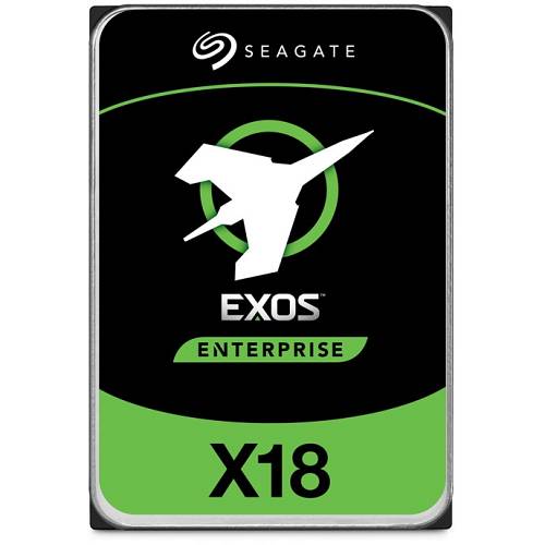 SEAGATE Exos X18 18TB HDD SATA 6Gb/s 7200RPM 256MB cache 8.89cm 3.5Zoll 24x7 SED 512e/4KN BLK
