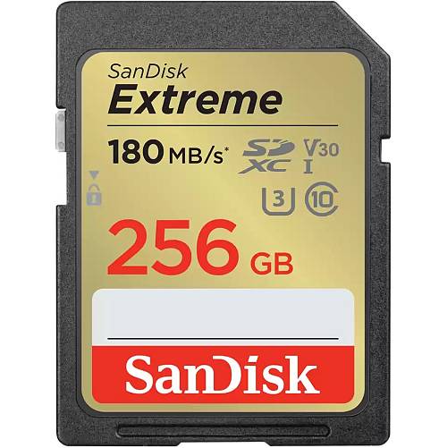 CARD 256GB SanDisk Extreme SDHC 180MB/s