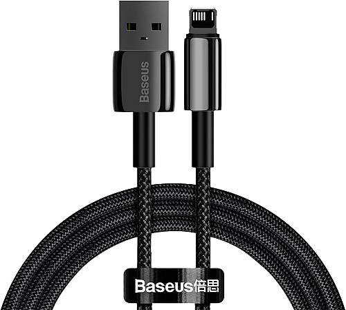 Baseus Cable Lightning to USB-A Tungsten Gold 1.0m Black