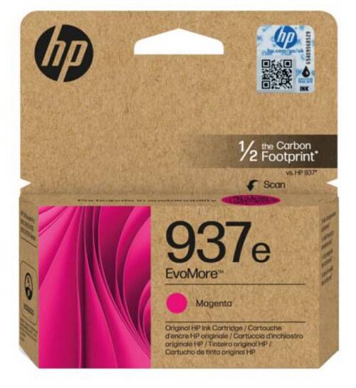 Hp Ink Cartridge Evomore Magenta, Hp 937e, For Officejet Printers 9720e, 9730e, 9132e, 9117b, 9120e, 9122e, 9135e, 9110b, 9125e, 9120b, 9130b - 1650 Pages