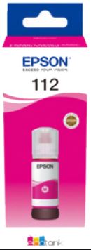 Epson Ink Bottle Magenta 112, 1 X 70.0 Ml, 6K Pages, For Its L6550, L6570, L6580, L15150, L15160, L11160, L6490, L6460, L15180