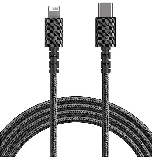 Anker PowerLine Select+ USB-C to MFI Lightning 1.8m Black