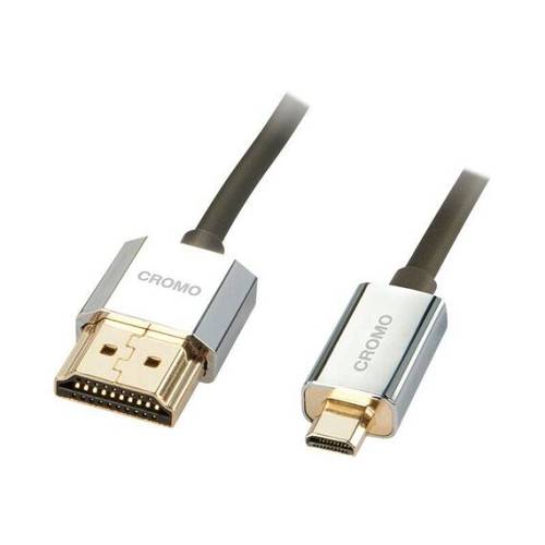 1m CROMO Slim High Speed HDMI to Micro HDMI Cable with Ethernet