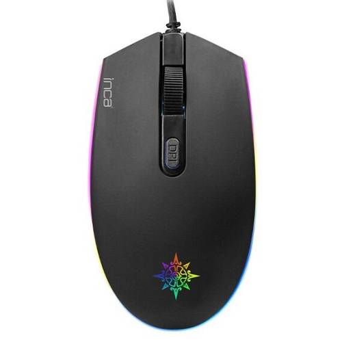 INCA Gaming Maus IMG-GT13   1200 DPI, RGB, 4 Tasten, USB, SW retail