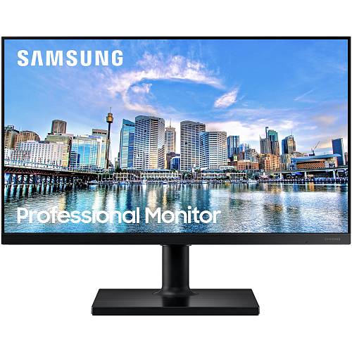 61cm/24 (1920x1080) Samsung T45F Series F24T452FQR 16:9 5ms IPS 2xHDMI DisplayPort VESA Pivot Full HD Black