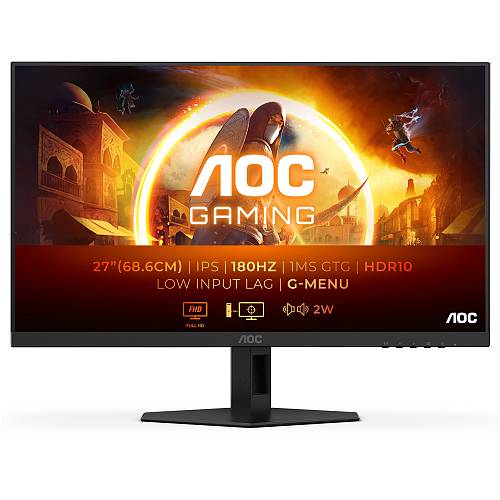 68.6cm/27 (1920x1080) AOC 27G4XE Full HD 2xHDMI DP IPS HDR10 0.5ms LS Black