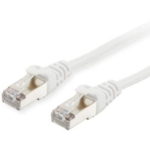Equip Patchkabel Cat6A S/FTP 2xRJ45 0.15m weiß LSZH Polybeutel