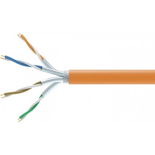 Equip Instal.Kab Cat7 S/FTP 500.00m orange Sim. LSZH