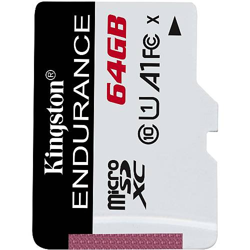 CARD 64GB KINGSTON microXC Endurance 95R/45W C10 A1 UHS-I Card Only