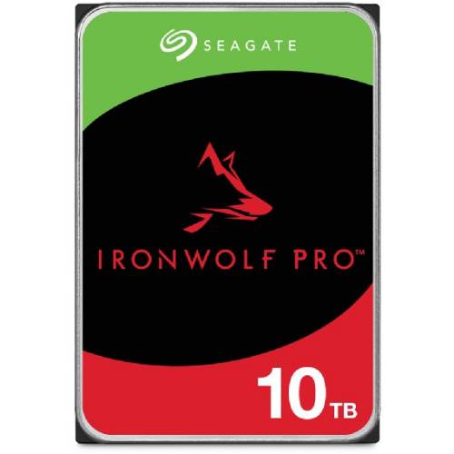 SEAGATE Ironwolf PRO Enterprise NAS HDD 10TB 7200rpm 6Gb/s SATA 256MB cache 8.9cm 3.5Zoll 24x7 für NAS & RAID Rackmount Systeme BLK