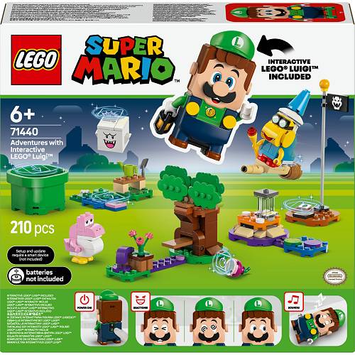 LEGO 71440 Super Mario Abenteuer mit dem interaktiven LEGO Luigi