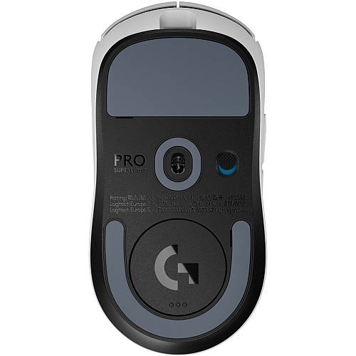 Logitech G PRO X SUPERLIGHT 2 Mouse optical 5 buttons wireless 2.4 GHz USB MAU Logitech LIGHTSPEED receiver white