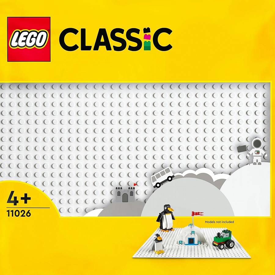 LEGO Classic Weiße Bauplatte 11026