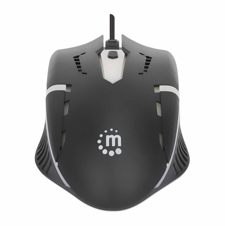 MANHATTAN Gaming Maus RGD LED 1500 dpi Links-& Rechtshänder