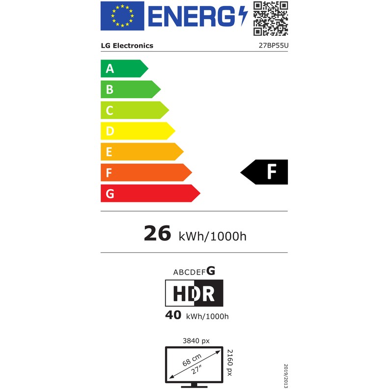 LG 27 27BP55U-B HDR10 HDMI DP USB IPS 16:9 schwarz