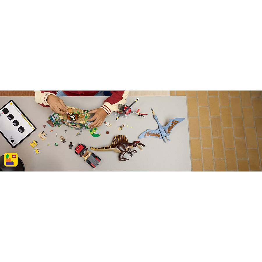 LEGO Jurassic World Spinosaurier & Quetzalcoatlus: Hubschrauber-Einsatz 76976