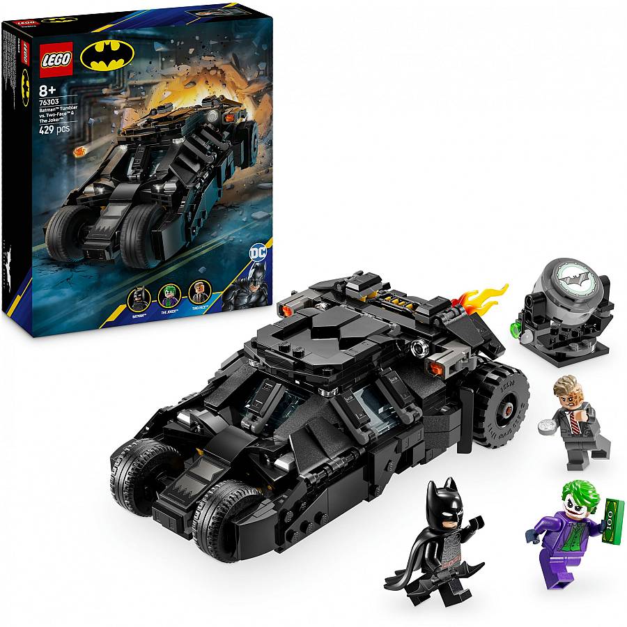 LEGO 76303 DC Super Heroes Batman Tumbler vs. Two Face & The Joker