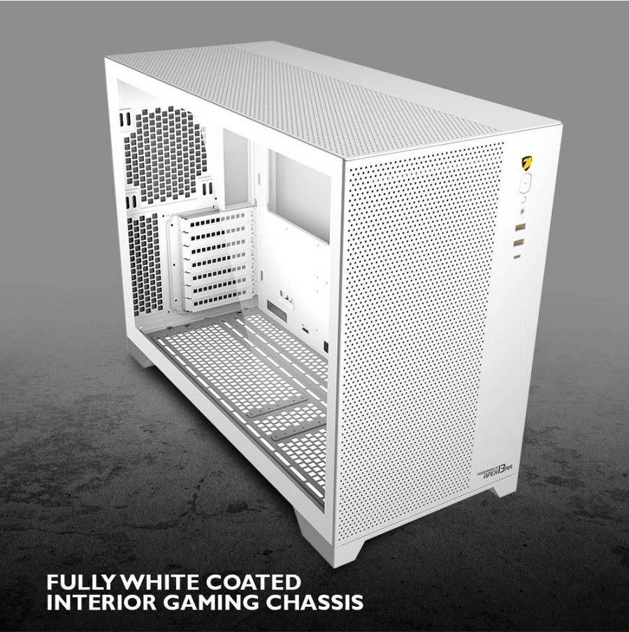 Armaggeddon TESSARAXX APEX 13 AIR Gaming CaseWhite